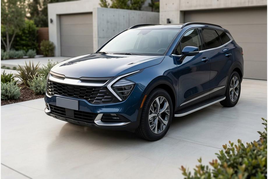 Kia Sportage 2021– Sidetrin Tayga Grey (2 stk., aluminium) Image