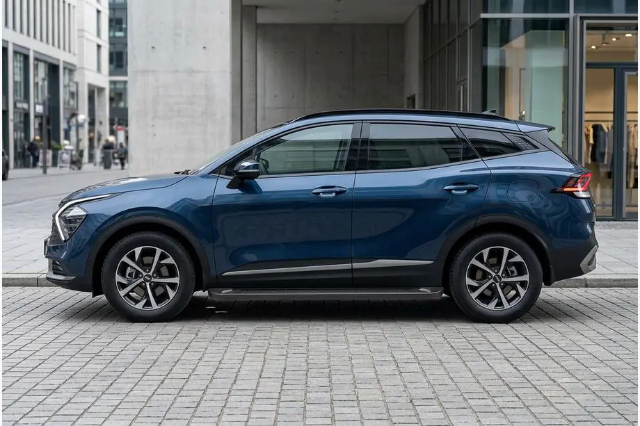 Kia Sportage 2021– Allmond Black sidetrin (2 stk., aluminium) Image