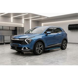Maya Blue sidetrin (2 stk., aluminium) Kia Sportage 2021– foto 1