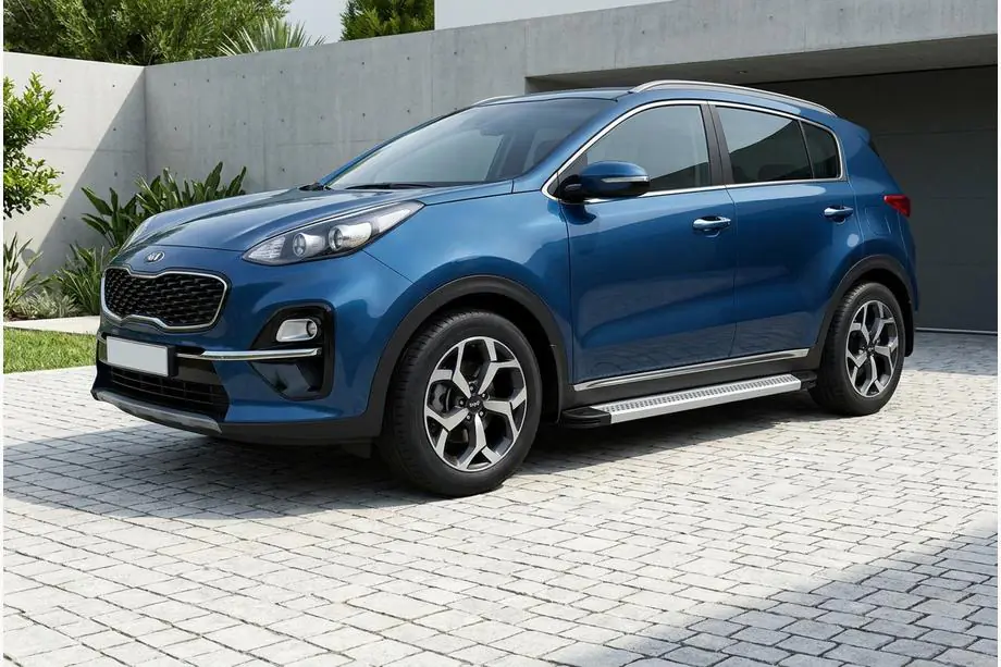 Kia Sportage 2021– Sideskørter Maya V2 (2 stk., aluminium) Image