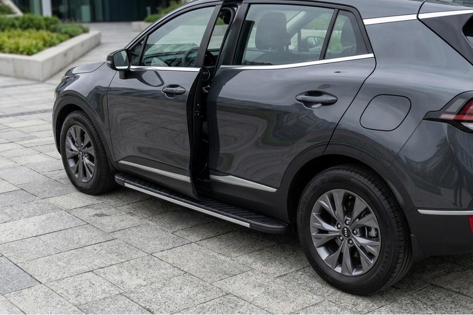 Kia Sportage 2021– Sidetrin Bosphore Grey (2 stk., aluminium) Image