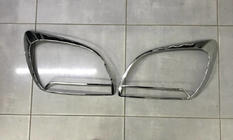 Kia Sportage 2004–2010 2. sortering! Kromlister til forlygter (2004-2009, 2 stk., plast) foto 5