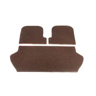 Bagagerumsmåtte i 3 dele (EVA, murstensfarve) Volvo XC90 2002–2014 foto 2
