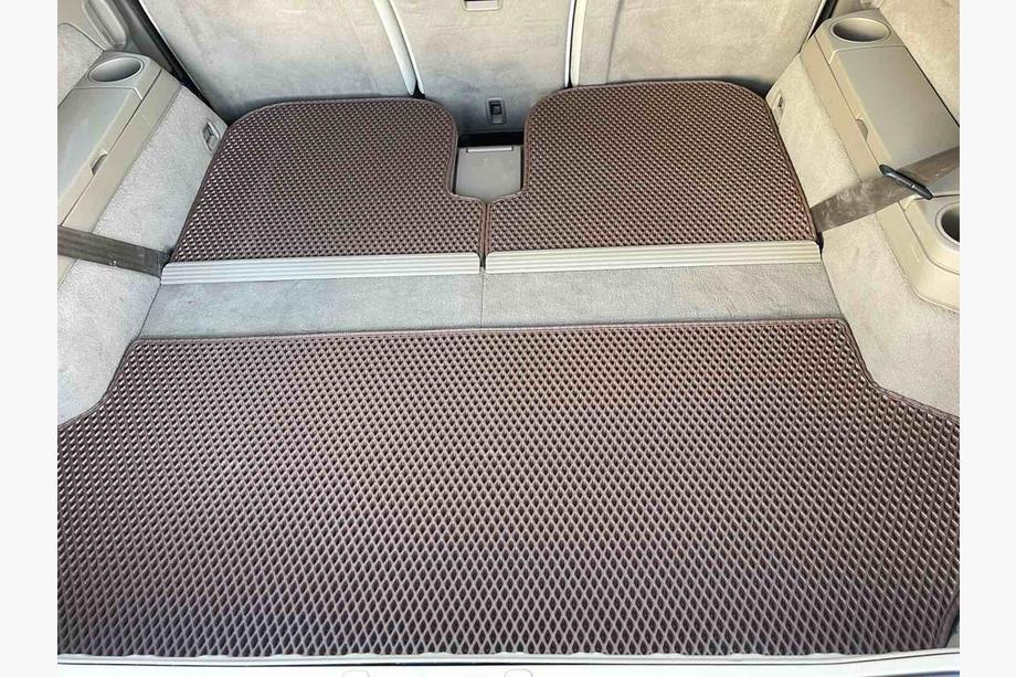 Volvo XC90 2002–2014 Bagagerumsmåtte i 3 dele (EVA, murstensfarve) Image