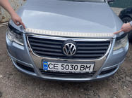 Volkswagen Passat B6 2006–2012 Motorhjelmsliste (1 stk., rustfrit stål) foto 1