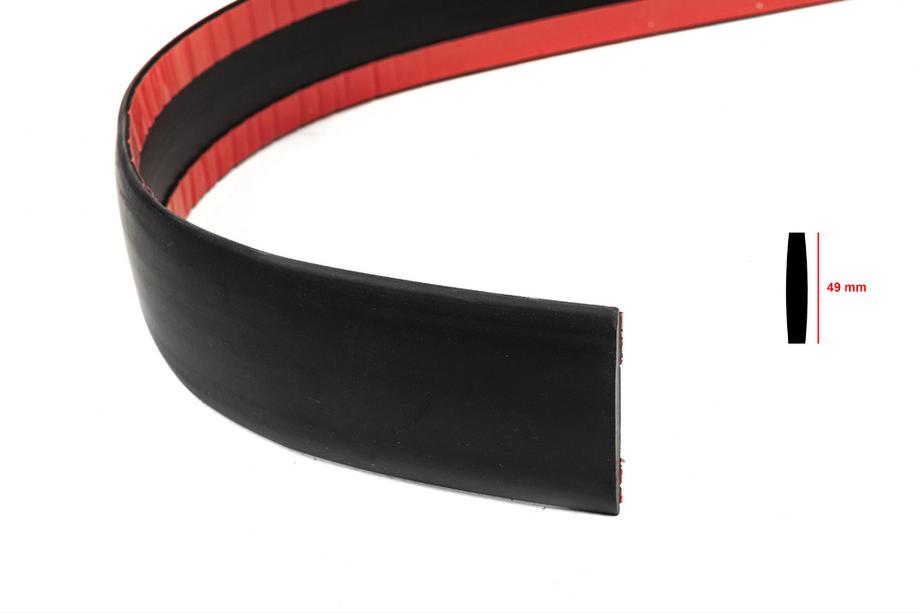 Sort dørliste pr. meter sal125 (1 meter, 49 mm) Foto 2