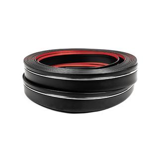 Sort pynteliste med kromstribe pr. meter sal65 (1 meter, 59 mm) foto 3
