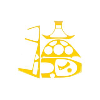 Instrumentpanellister (gul)