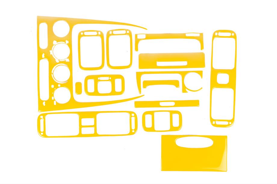 Toyota Corolla 1998–2002 Instrumentbordpaneler 2000-2002 (gul farve) Image