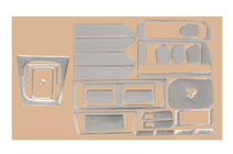 Fiat Sahin 1987–2002 Instrumentbordslister (aluminium) foto 1