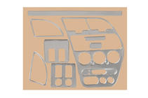 Peugeot 306 1993–2001 Instrumentbordlister 1997-2001 (aluminium) foto 1