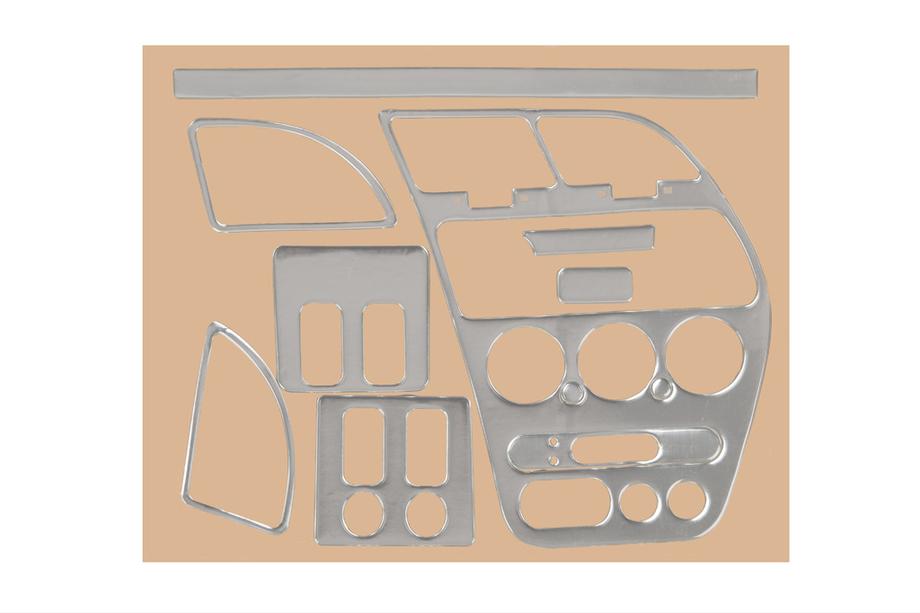 Peugeot 306 1993–2001 Instrumentbordlister 1997-2001 (aluminium) Image