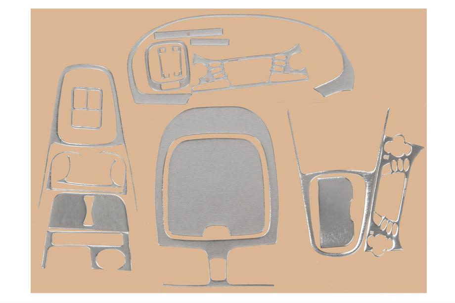 Nissan Almera N16 2000–2006 Instrumentbordslister 00-03 (aluminium) Image