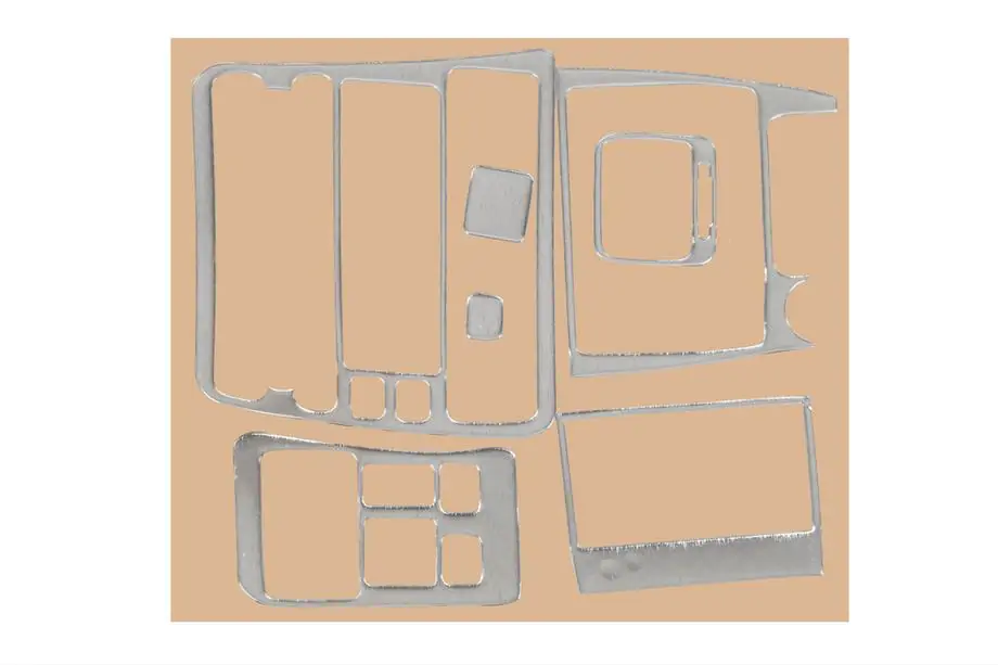 Toyota Corolla 1998–2002 Instrumentpanel lister 1998-2000 (aluminium) Image