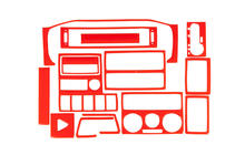 Volkswagen T4 Transporter 1990–2003 Instrumentbordspanel-dæksler 1999-2003 (rød) foto 1
