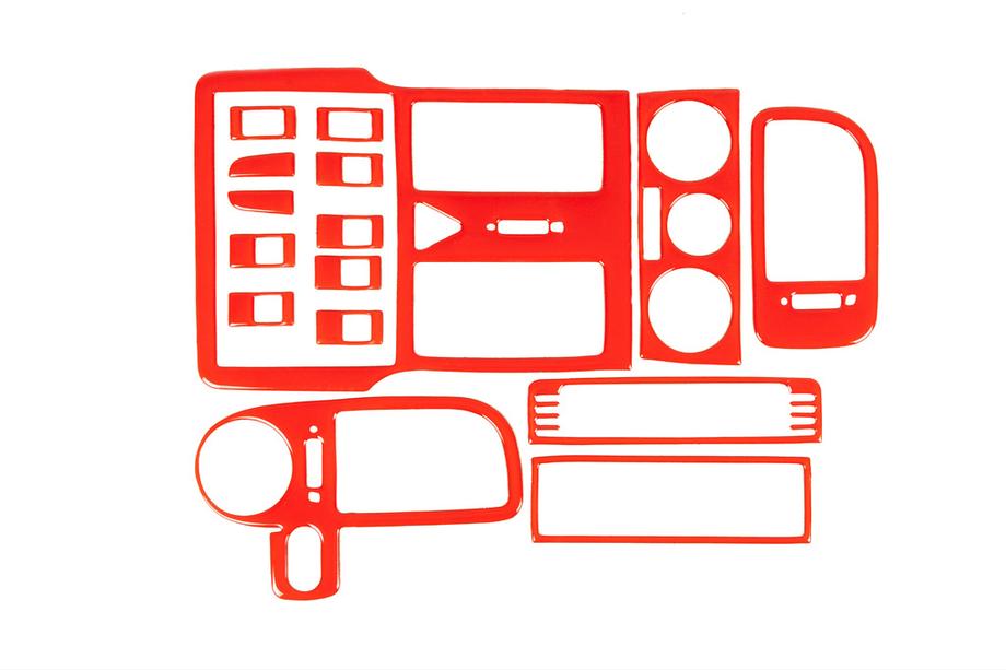 Volkswagen Polo 1994–2001 Instrumentbordspanel-dæksler 1999-2003 (rød) Image