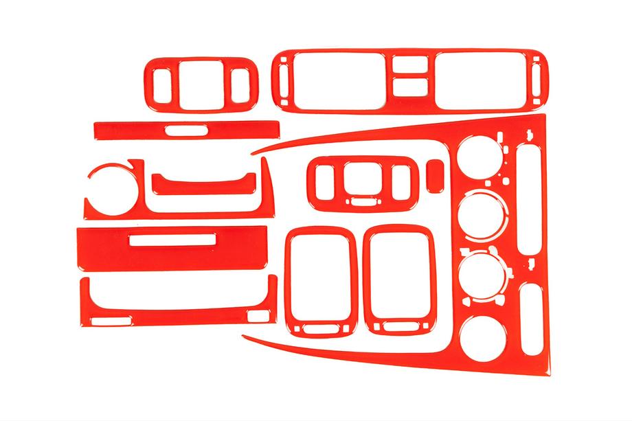 Toyota Corolla 1998–2002 Instrumentbordpanel lister 1998-2000 (rød) Image