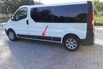 Renault Trafic 2001–2015 Original brugt dørliste (L3) foto 1