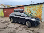 Mazda CX-7 2006–2012 Lastbøjler til faste monteringspunkter, låsbare Wingbar V3 (2 stk.) foto 2