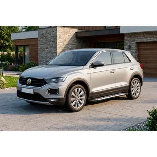 Sidetrin Line (2 stk., aluminium) Volkswagen T-Roc 2017–2025 foto 1