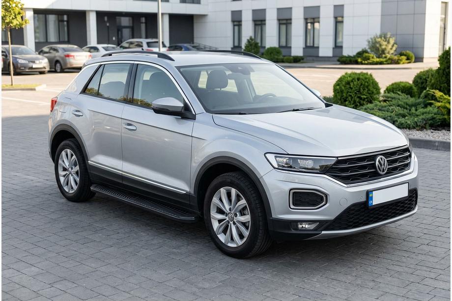 Volkswagen T-Roc 2017–2025 Sidetrin Tayga Black (2 stk., aluminium) Image
