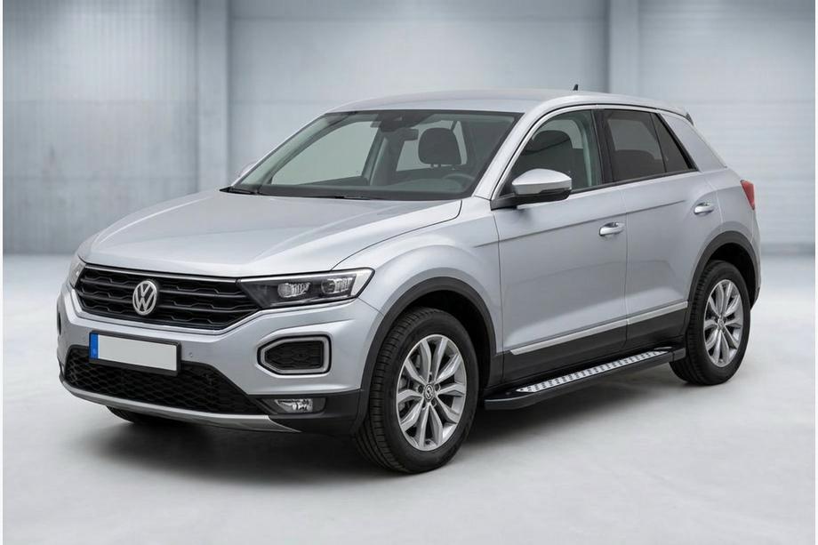 Volkswagen T-Roc 2017–2025 Sidetrin Vision New Black (2 stk., aluminium) Image