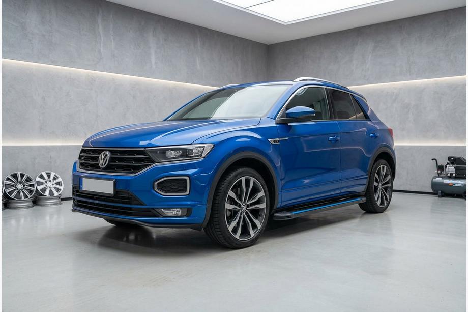 Volkswagen T-Roc 2017–2025 Maya Blue sidetrin (2 stk., aluminium) Image
