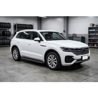 Sidetrin Tayga Black (2 stk., aluminium) foto 1