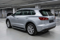 Volkswagen Touareg 2018– Sidetrin Tayga Grey (2 stk., aluminium) foto 1