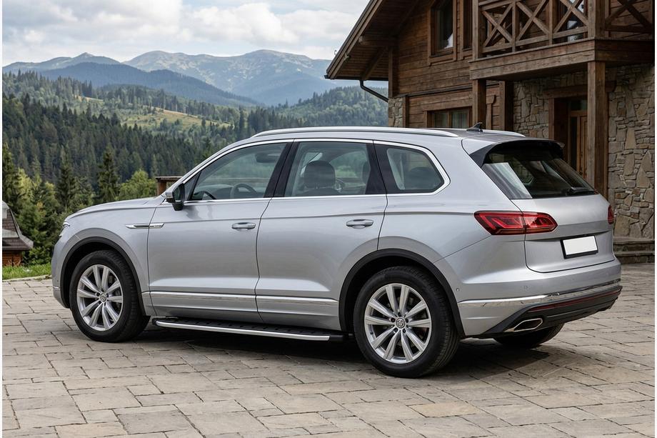 Volkswagen Touareg 2018– Sidetrin Fullmond (2 stk., aluminium) Image