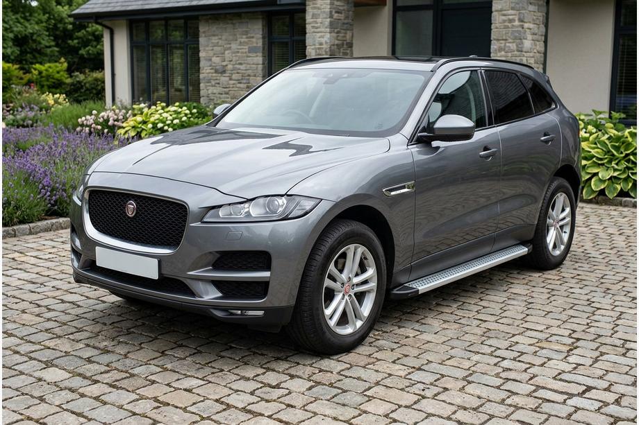 Jaguar F-PACE 2016– Sideskørter Maya V2 (2 stk., aluminium) Image