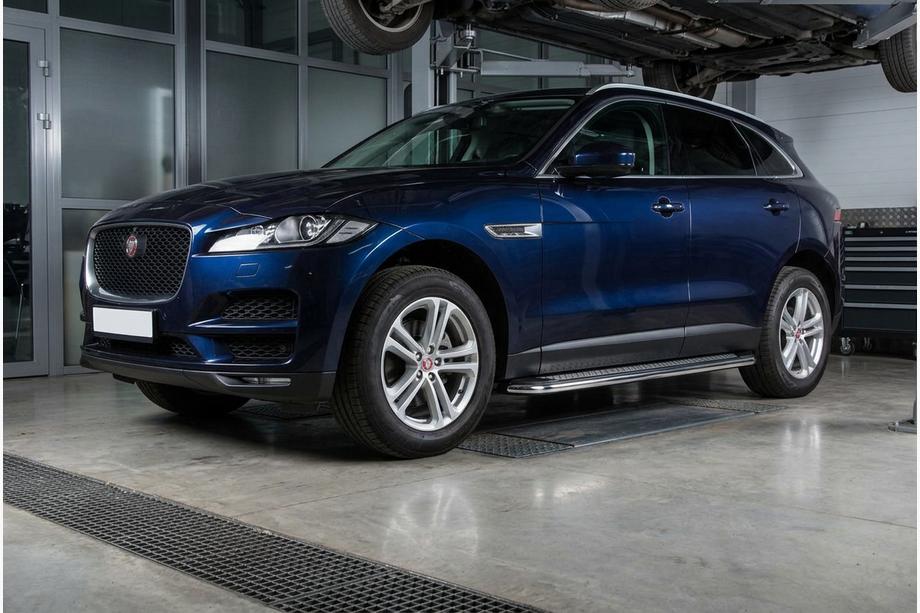 Jaguar F-PACE 2016– Sidetrin Maydos V2 (2 stk., aluminium) Image