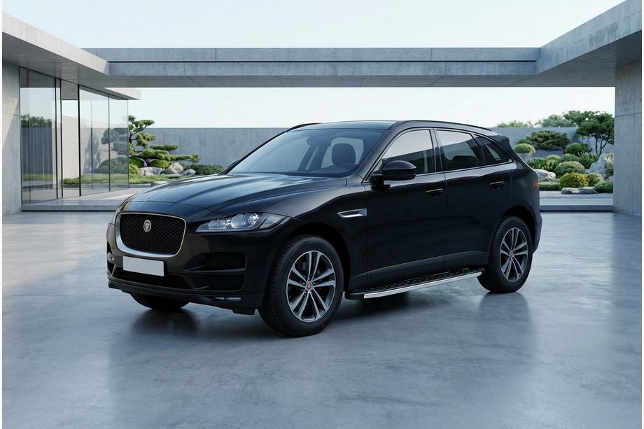 Jaguar F-PACE 2016– BlackLine sidetrin (2 stk., aluminium) Image