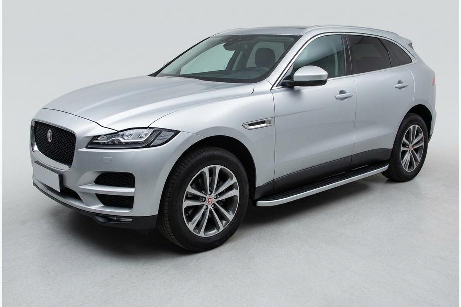 Jaguar F-PACE 2016– Sidetrin Tayga Grey (2 stk., aluminium) Foto 1