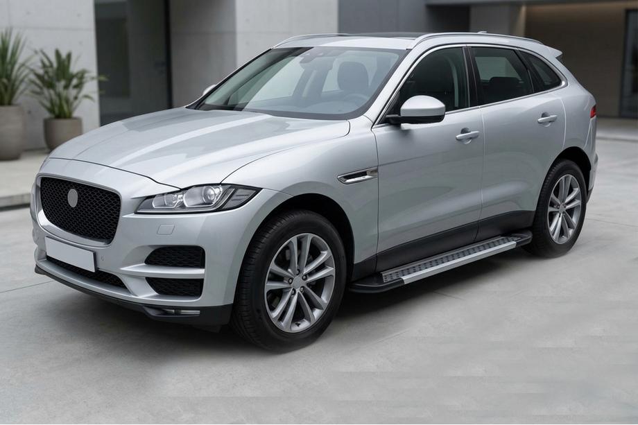 Jaguar F-PACE 2016– Sidetrin Vision New Grey (2 stk., aluminium) Image