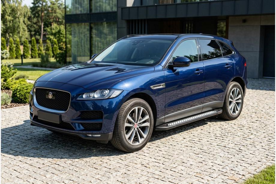 Jaguar F-PACE 2016– Sidetrin Vision New Black (2 stk., aluminium) Image