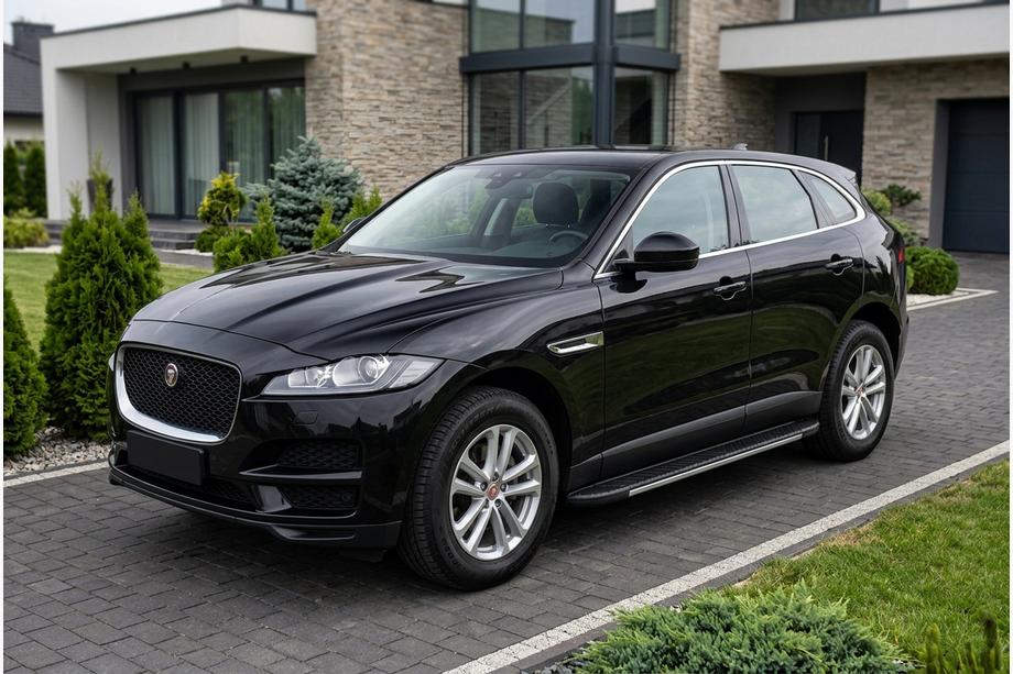 Jaguar F-PACE 2016– Bosphorus Grey sidetrin (2 stk., aluminium) Image