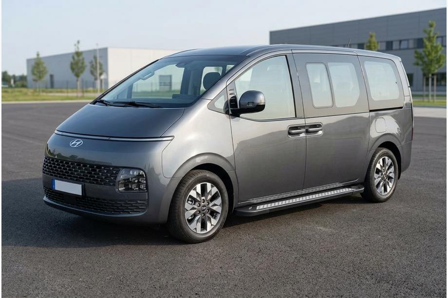 Hyundai Staria 2021– Sidetrin Vision New Black (2 stk., aluminium) Image