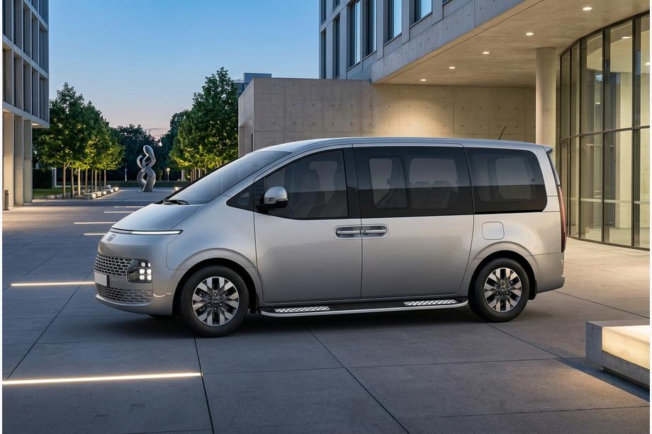 Hyundai Staria 2021– Sidetrin Tayga V2 (2 stk., aluminium) Image