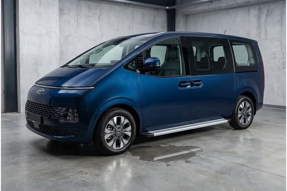 Hyundai Staria 2021– Sideskørter Maya V2 (2 stk., aluminium) Image