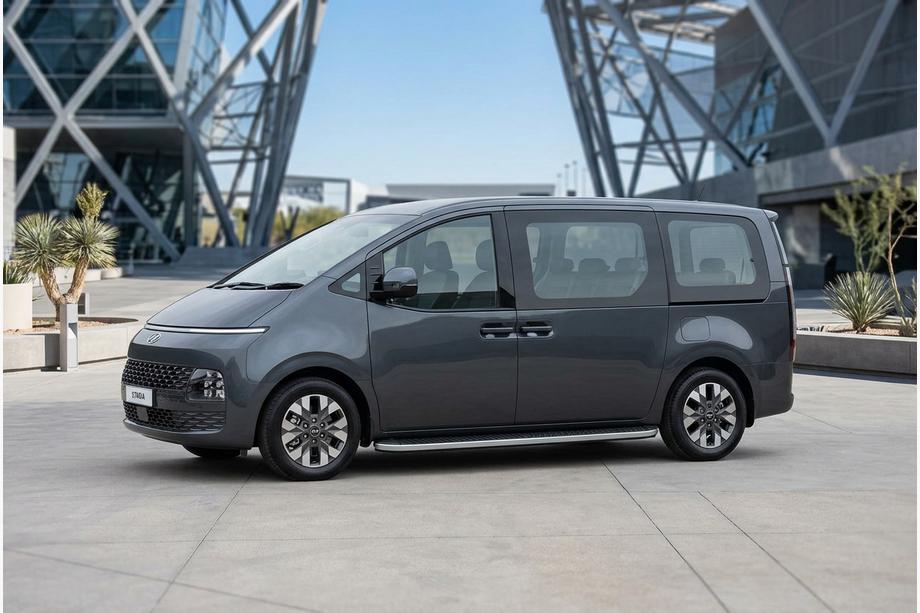 Hyundai Staria 2021– Sidetrin Tayga Grey (2 stk., aluminium) Image