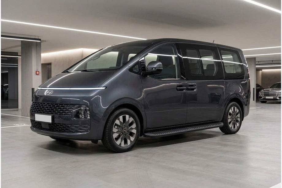 Hyundai Staria 2021– Sidetrin Tayga Black (2 stk., aluminium) Image
