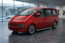 Hyundai Staria 2021– Maydos V1 sidetrin (2 stk., aluminium ↗ rustfrit stål) foto 1