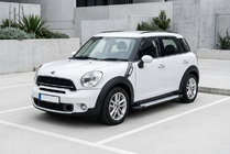 Mini Countryman R60 2010–2017 Sidetrin Allmond Grey (2 stk., aluminium) foto 1