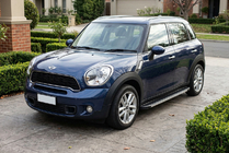 Mini Countryman R60 2010–2017 Sidetrin Maya V1 (2 stk., aluminium) foto 1