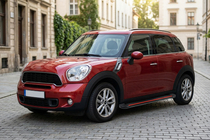 Mini Countryman R60 2010–2017 Sidetrin Maya Red (2 stk., aluminium) foto 1
