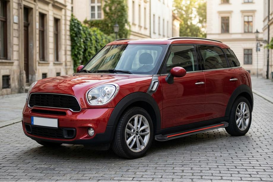 Mini Countryman R60 2010–2017 Sidetrin Maya Red (2 stk., aluminium) Image