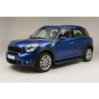Maya Blue sidetrin (2 stk., aluminium) Mini Countryman R60 2010–2017 foto 1