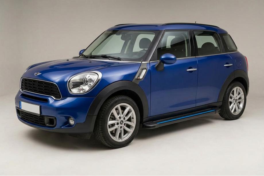 Mini Countryman R60 2010–2017 Maya Blue sidetrin (2 stk., aluminium) Image
