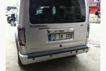 Ford Transit 2000–2014 Liste over nummerplade (rustfrit stål) foto 5